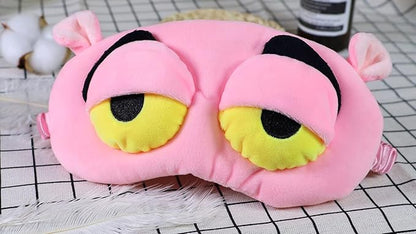 3D Frog & Pink Panter Sleep Mask