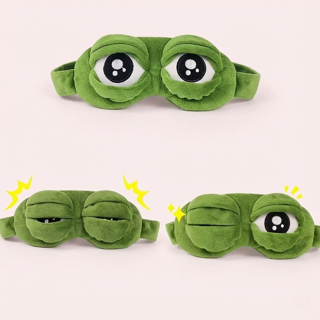 3D Frog & Pink Panter Sleep Mask