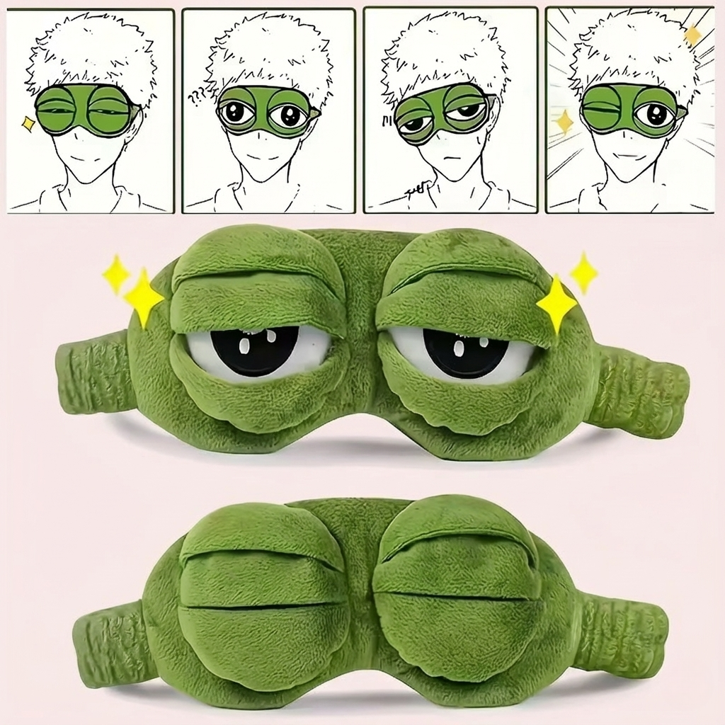 3D Frog & Pink Panter Sleep Mask